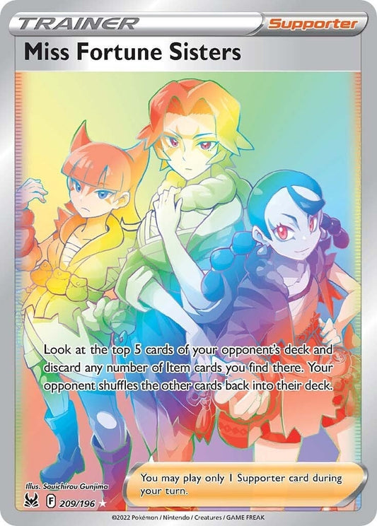 Image for Miss Fortune Sisters (Secret) (209/196) - Pokemon