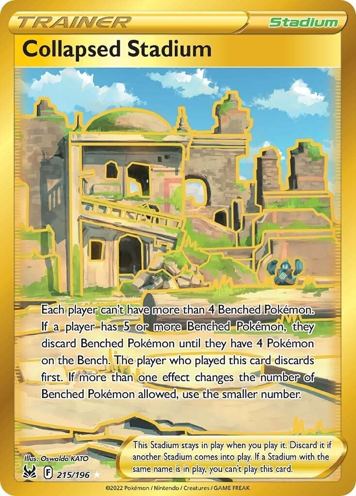 Image for Collapsed Stadium (Secret) (215/196) - Pokemon