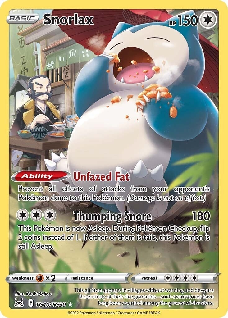 Image for Snorlax (TG10/TG30) - Pokemon