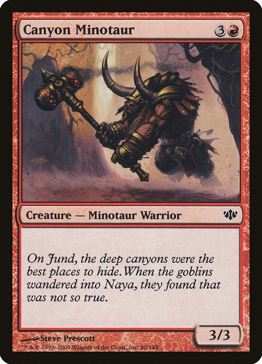 Image for Canyon Minotaur (60) - Magic: The Gathering