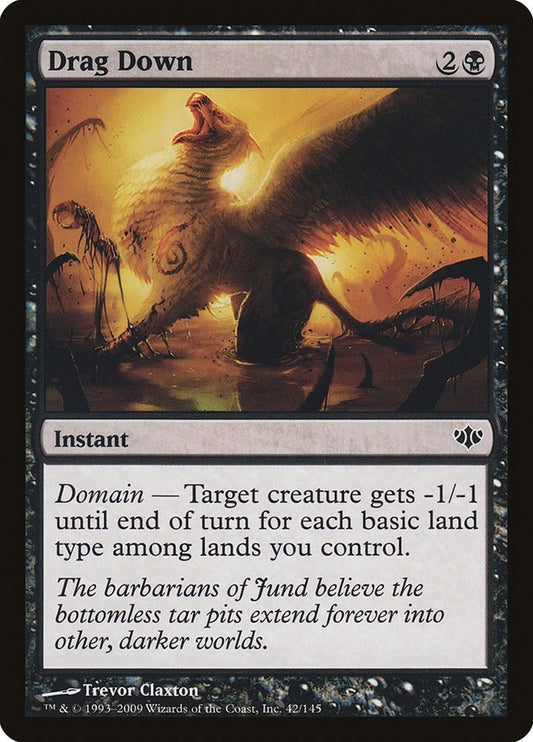 Image for Drag Down (42) - Magic: The Gathering