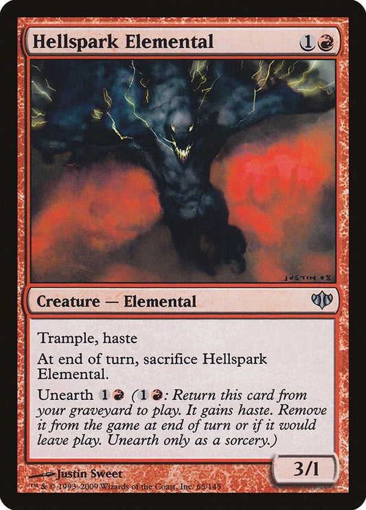 Image for Hellspark Elemental (65) - Magic: The Gathering