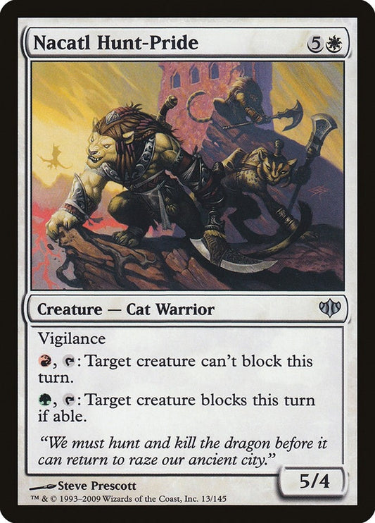 Image for Nacatl Hunt-Pride (13) - Magic: The Gathering