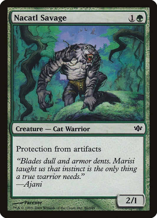 Image for Nacatl Savage (86) - Magic: The Gathering