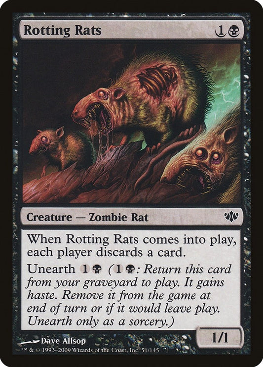 Image for Rotting Rats (51) - Magic: The Gathering