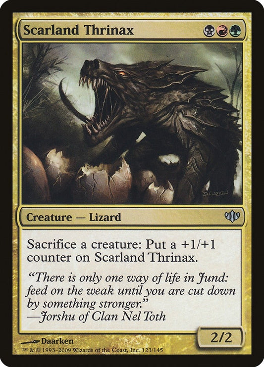 Image for Scarland Thrinax (123) - Magic: The Gathering