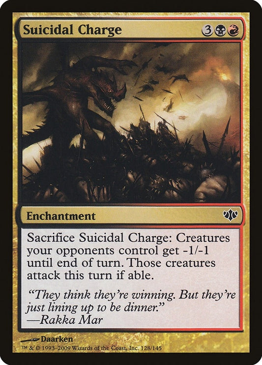 Image for Suicidal Charge (128) - Magic: The Gathering