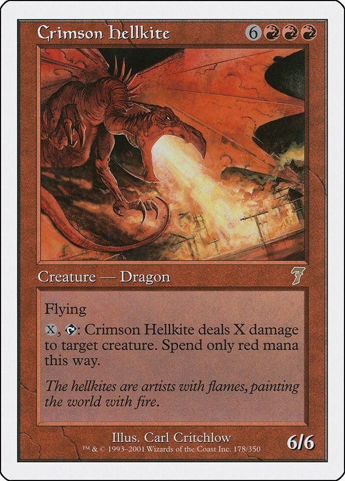 Image for Crimson Hellkite (178) - Magic: The Gathering