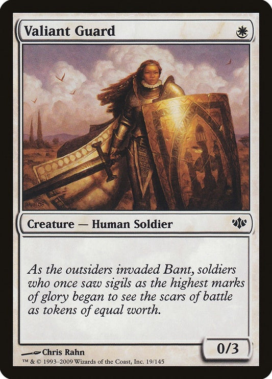 Image for Valiant Guard (19) - Magic: The Gathering