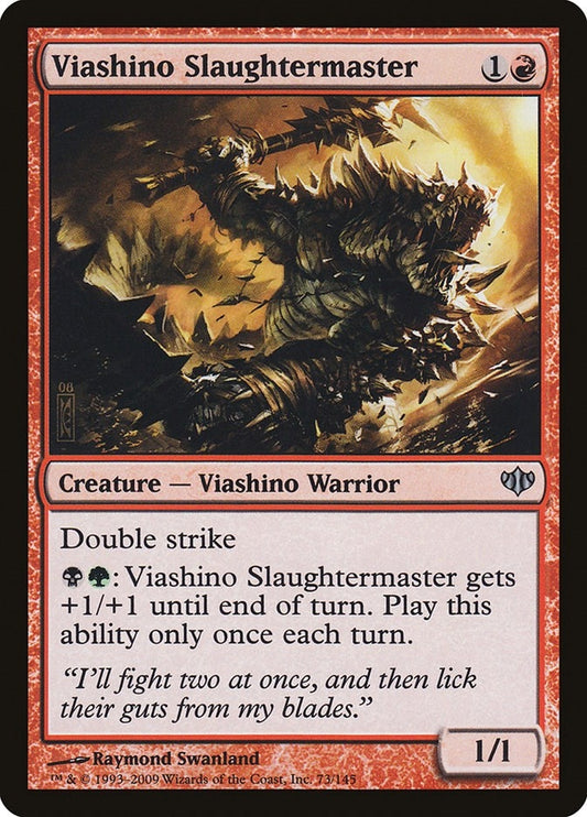 Image for Viashino Slaughtermaster (73) - Magic: The Gathering