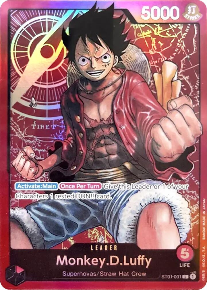 Image for Monkey.D.Luffy (001) (ST01-001) - One Piece Card Game