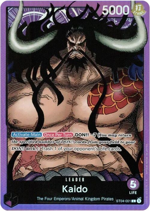 Image for Kaido (001) (ST04-001) - One Piece Card Game