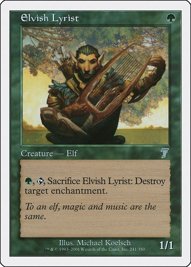 Image for Elvish Lyrist (241) - Magic: The Gathering