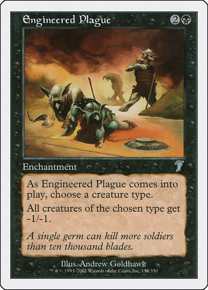 Image for Engineered Plague (133) - Magic: The Gathering