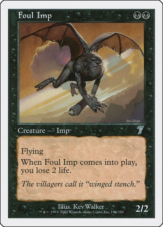Image for Foul Imp (136) - Magic: The Gathering