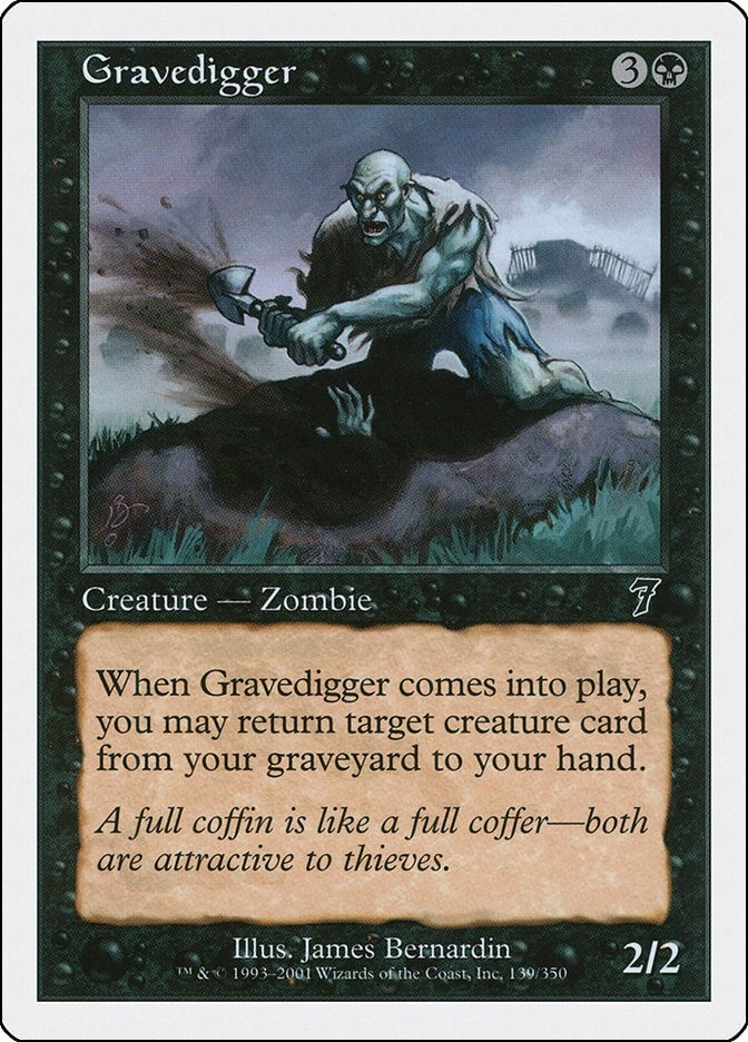 Image for Gravedigger (139) - Magic: The Gathering