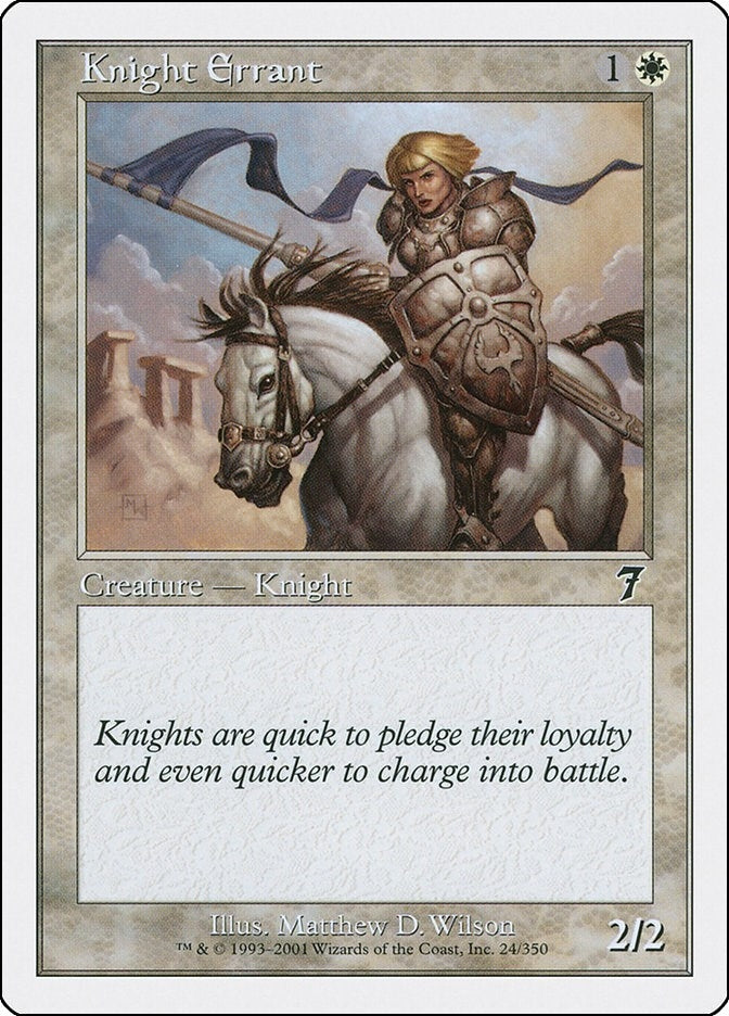 Image for Knight Errant (24) - Magic: The Gathering