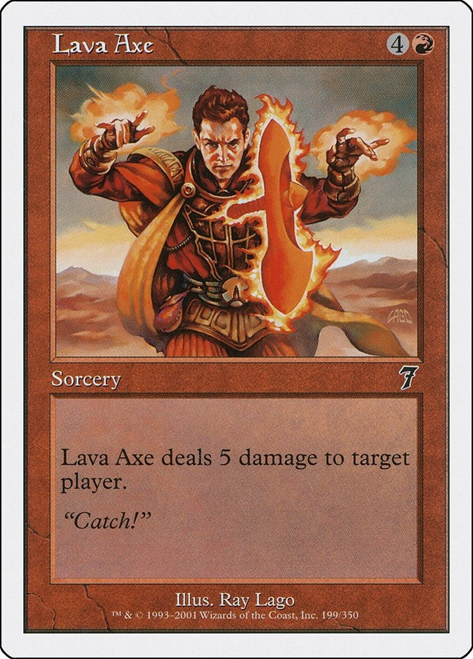 Image for Lava Axe (199) - Magic: The Gathering