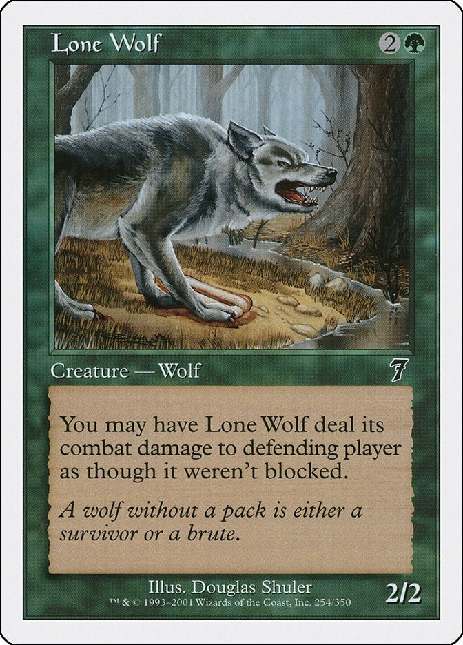 Image for Lone Wolf (254) - Magic: The Gathering