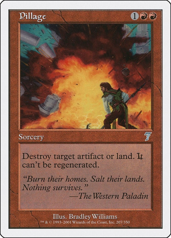 Image for Pillage (207) - Magic: The Gathering