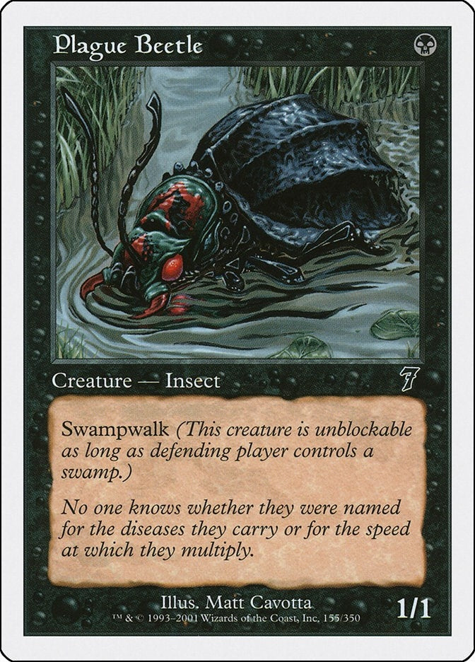 Image for Plague Beetle (155) - Magic: The Gathering