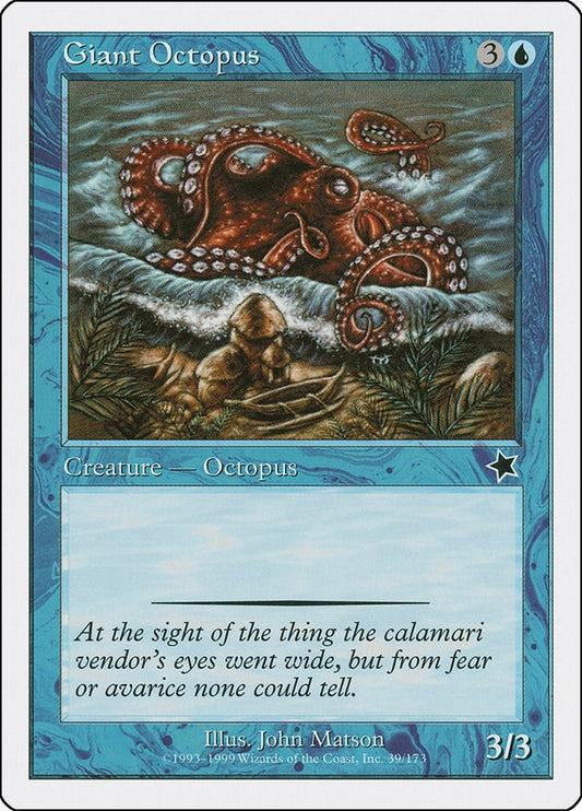 Image for Giant Octopus (39) - Magic: The Gathering