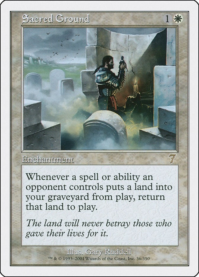 Image for Sacred Ground (36) - Magic: The Gathering