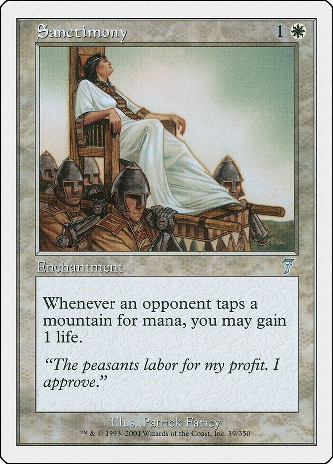 Image for Sanctimony (39) - Magic: The Gathering