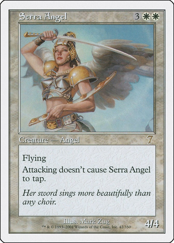 Image for Serra Angel (42) - Magic: The Gathering