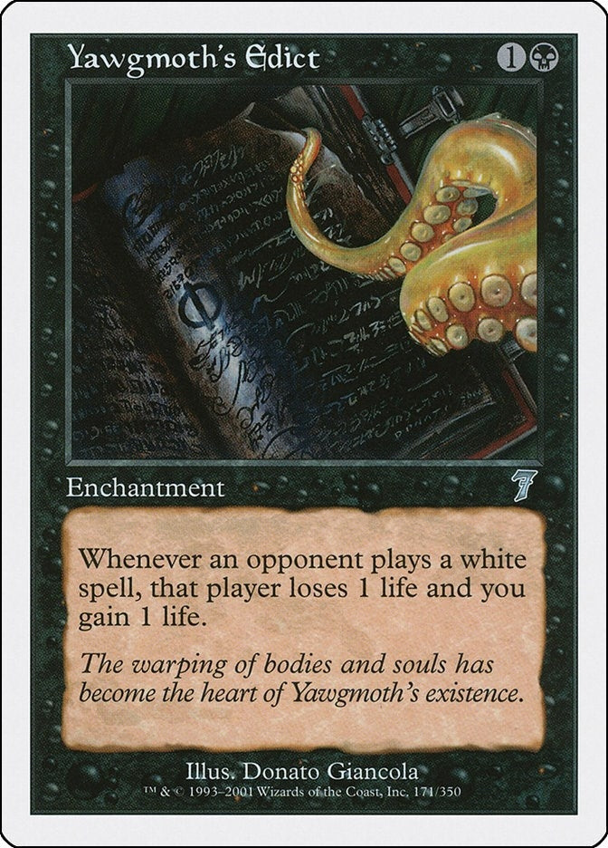 Image for Yawgmoth's Edict (171) - Magic: The Gathering