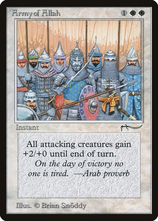 Image for Army of Allah - Magic: The Gathering
