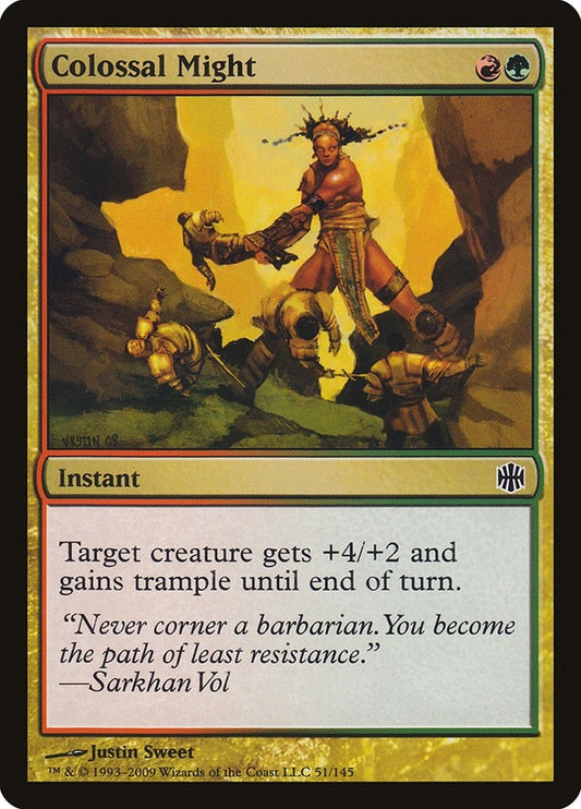 Image for Colossal Might (51) - Magic: The Gathering