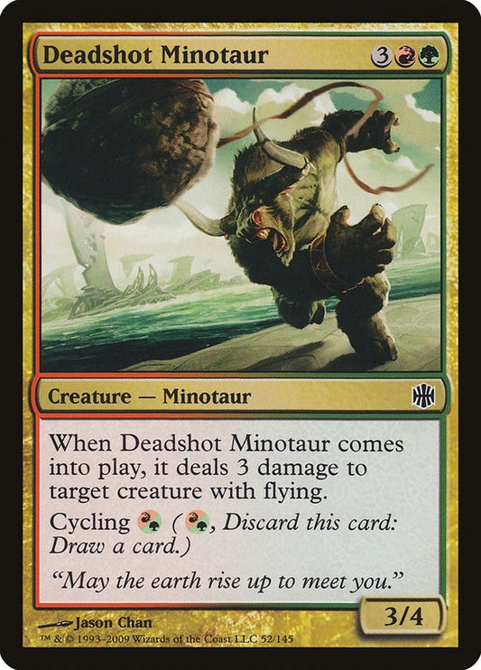 Image for Deadshot Minotaur (52) - Magic: The Gathering