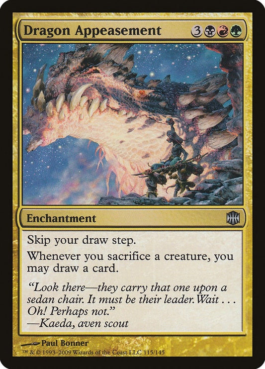 Image for Dragon Appeasement (115) - Magic: The Gathering