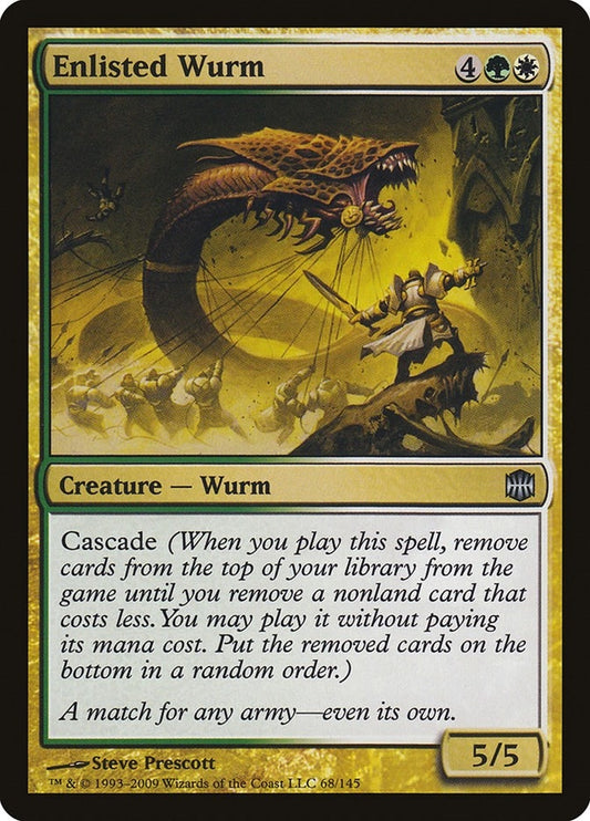 Image for Enlisted Wurm (68) - Magic: The Gathering