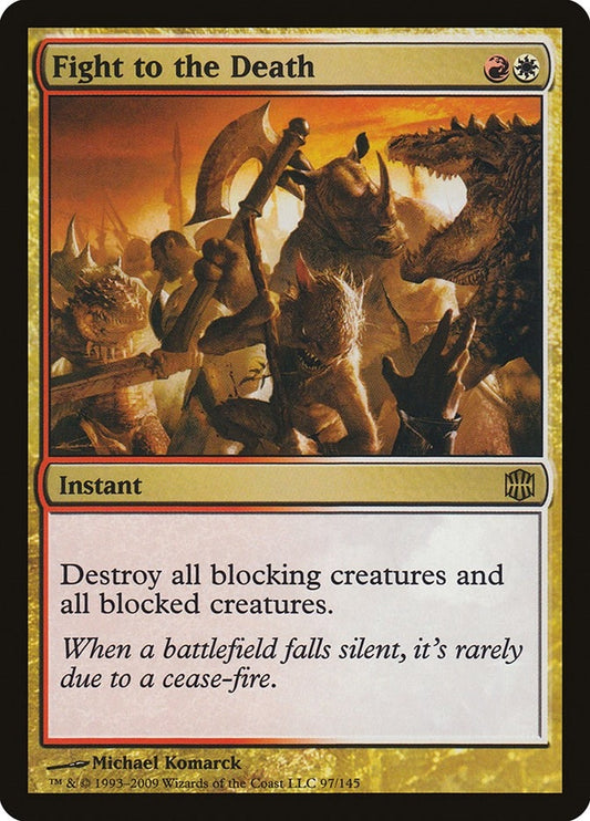Image for Fight to the Death (97) - Magic: The Gathering