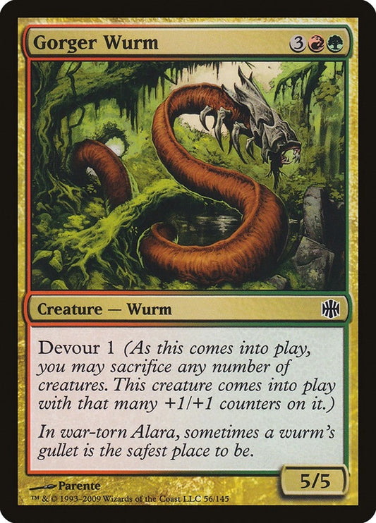 Image for Gorger Wurm (56) - Magic: The Gathering