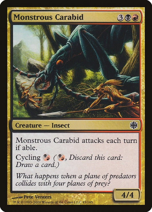 Image for Monstrous Carabid (43) - Magic: The Gathering