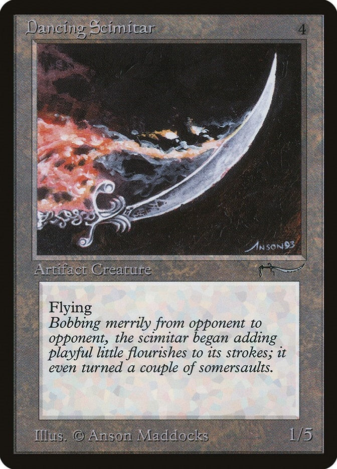 Image for Dancing Scimitar - Magic: The Gathering
