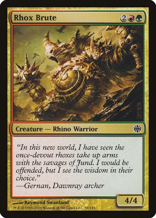 Image for Rhox Brute (59) - Magic: The Gathering