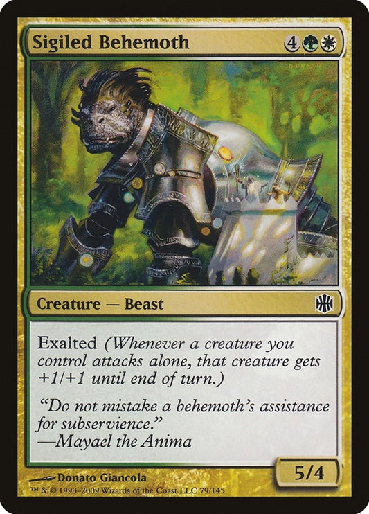 Image for Sigiled Behemoth (79) - Magic: The Gathering
