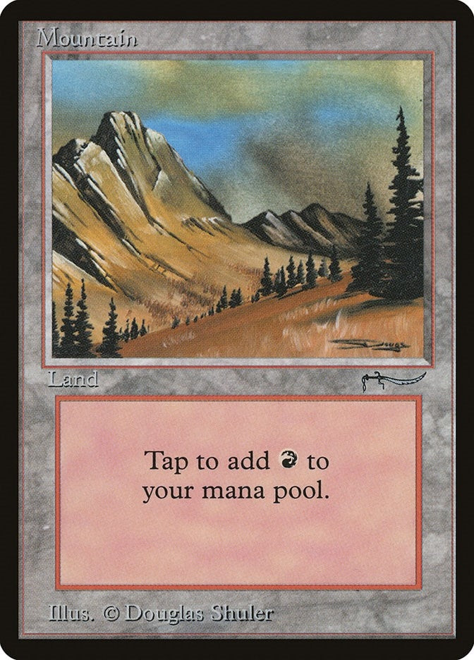 Image for Mountain (Arabian Nights) - Magic: The Gathering