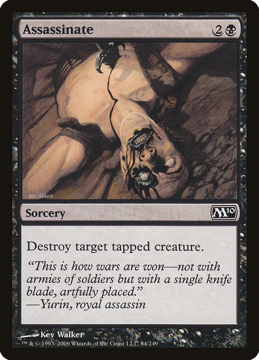Image for Assassinate (84) - Magic: The Gathering