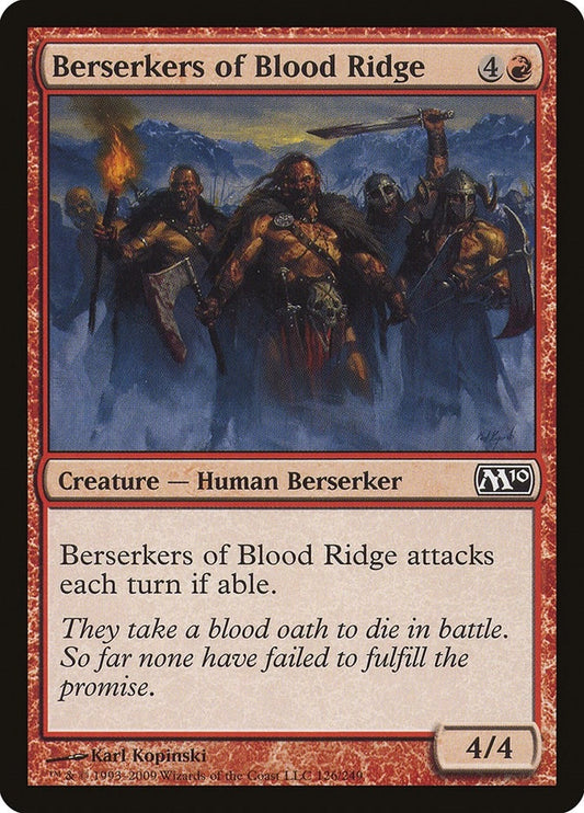 Image for Berserkers of Blood Ridge (126) - Magic: The Gathering