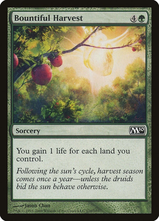 Image for Bountiful Harvest (170) - Magic: The Gathering