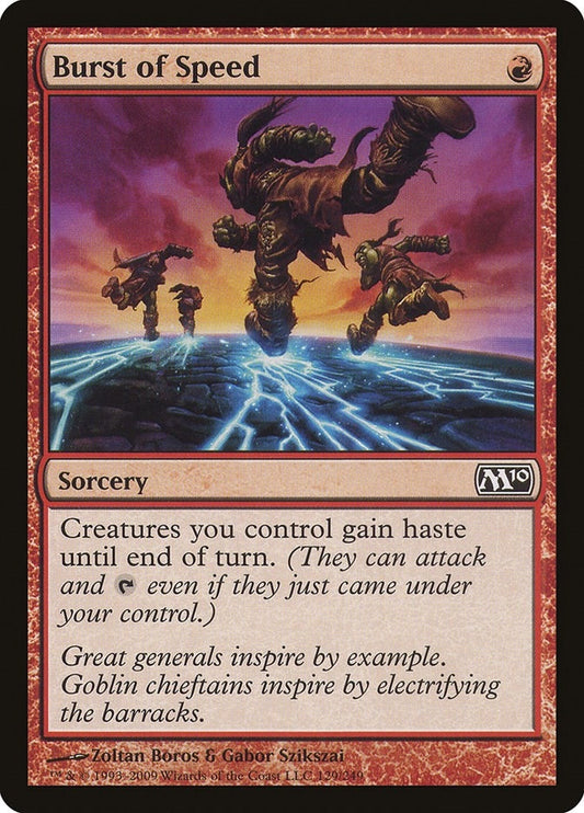 Image for Burst of Speed (129) - Magic: The Gathering