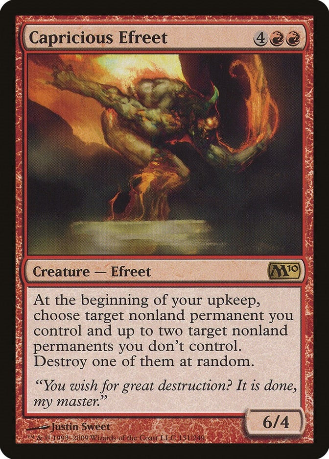 Image for Capricious Efreet (131) - Magic: The Gathering