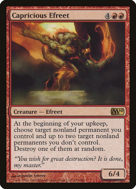 Image for Capricious Efreet (131) - Magic: The Gathering