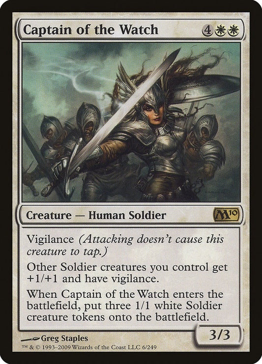 Image for Captain of the Watch (6) - Magic: The Gathering