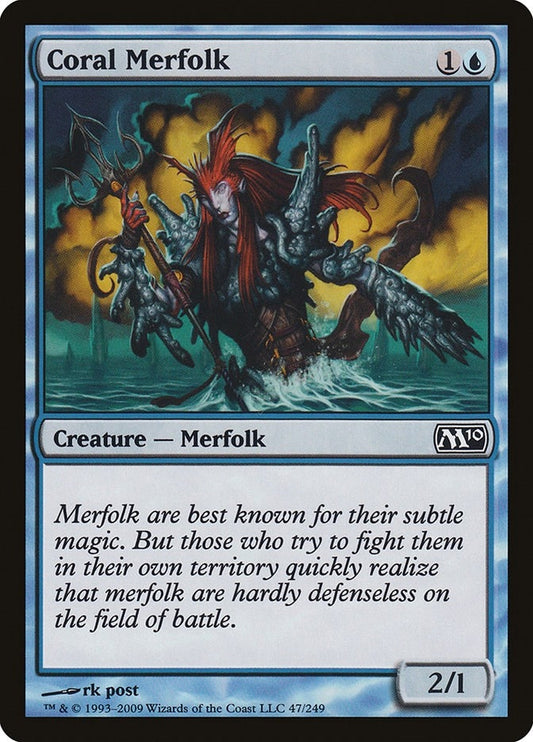 Image for Coral Merfolk (47) - Magic: The Gathering